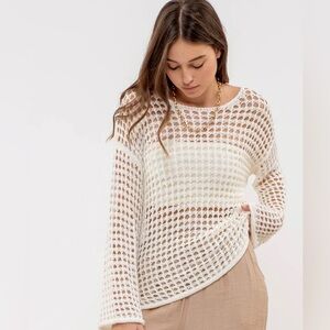 Blu Pepper- Oversized Pullover Cover-Up